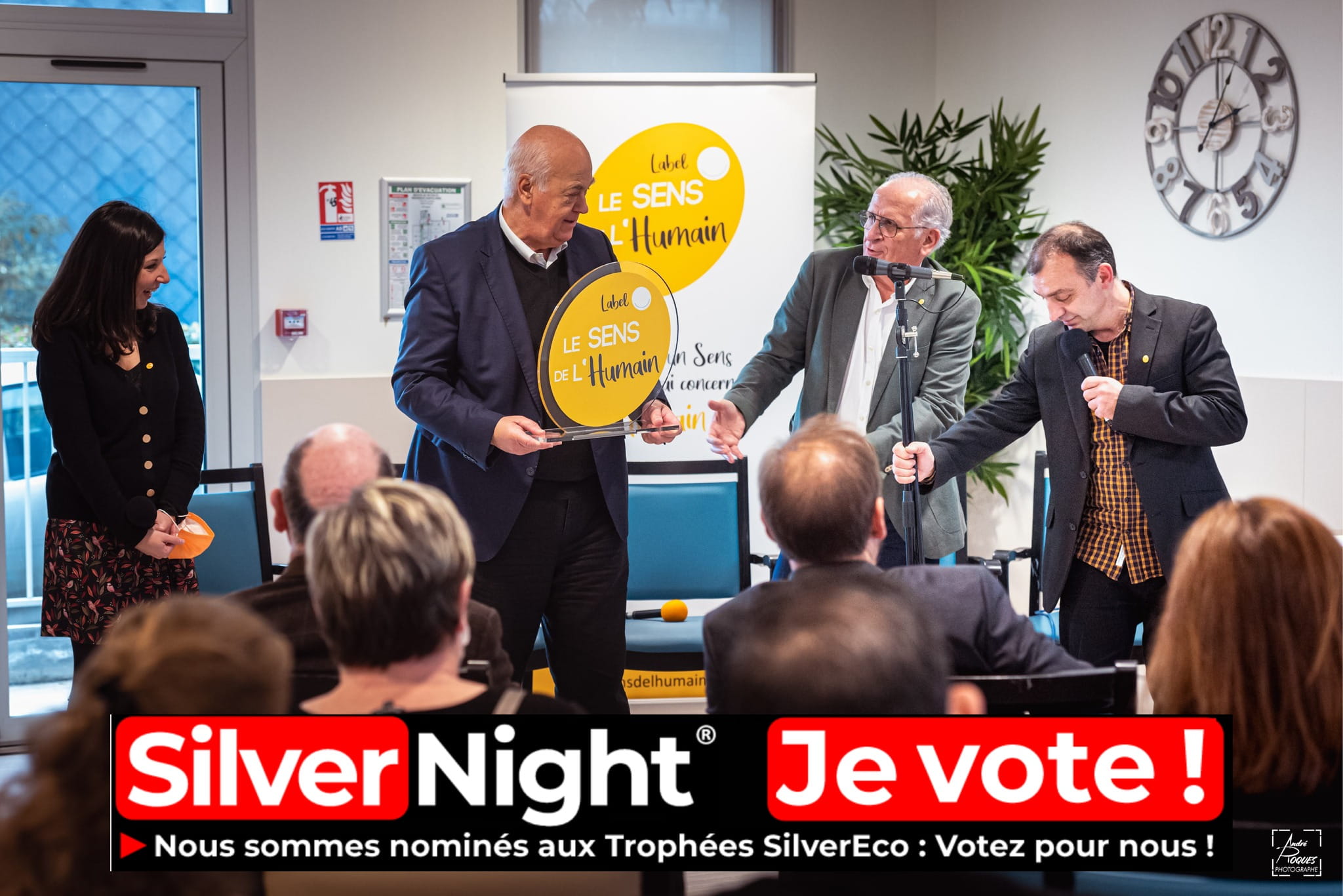 Votez pour le projet "Sens de l'Humain" aux Trophées SilverEco !